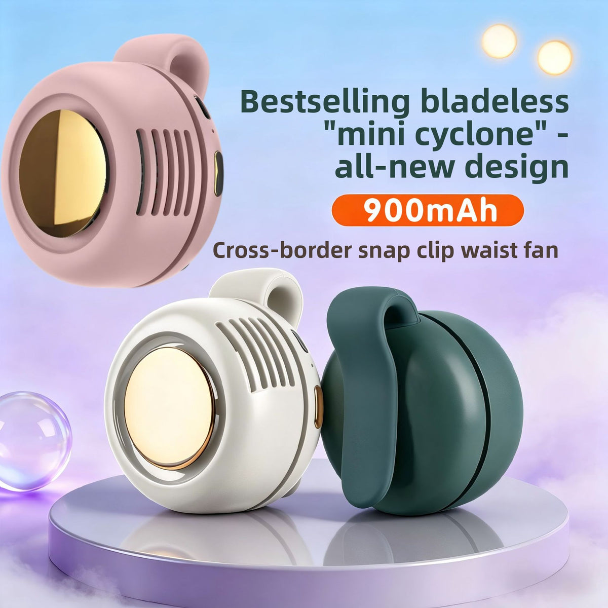 USB Portable Neck Fan (Ventilador silencioso portatil)